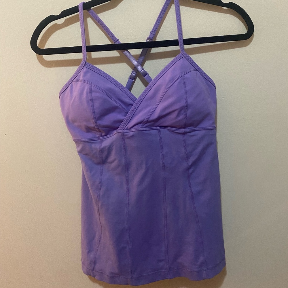 Purple lululemon tank top